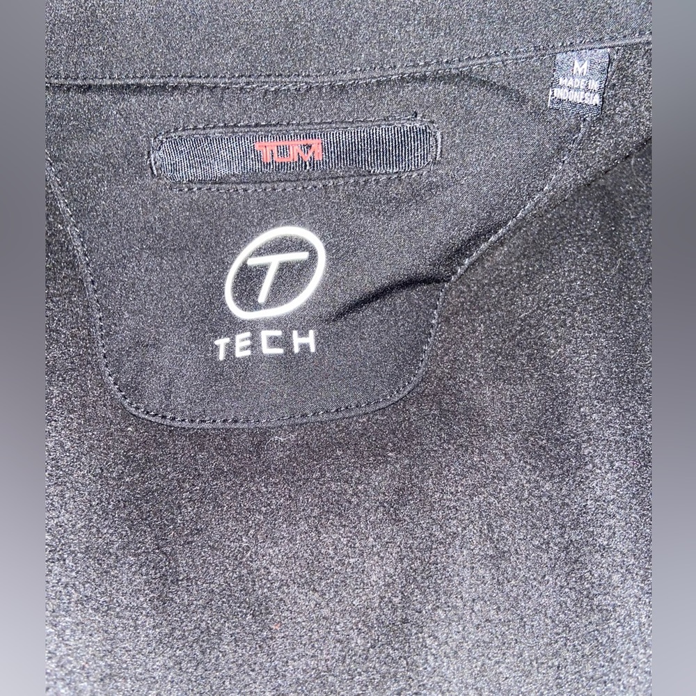 SALE-Tumi Tech sleek black jacket, M - Picture 11 of 15